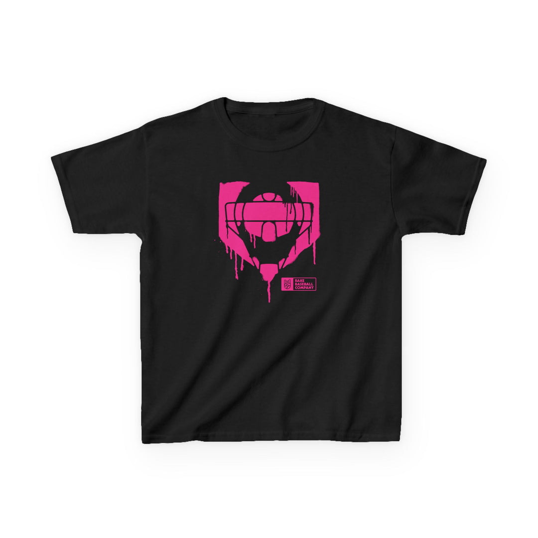 Kids Breast Cancer Awareness Catchers Drip Tee
