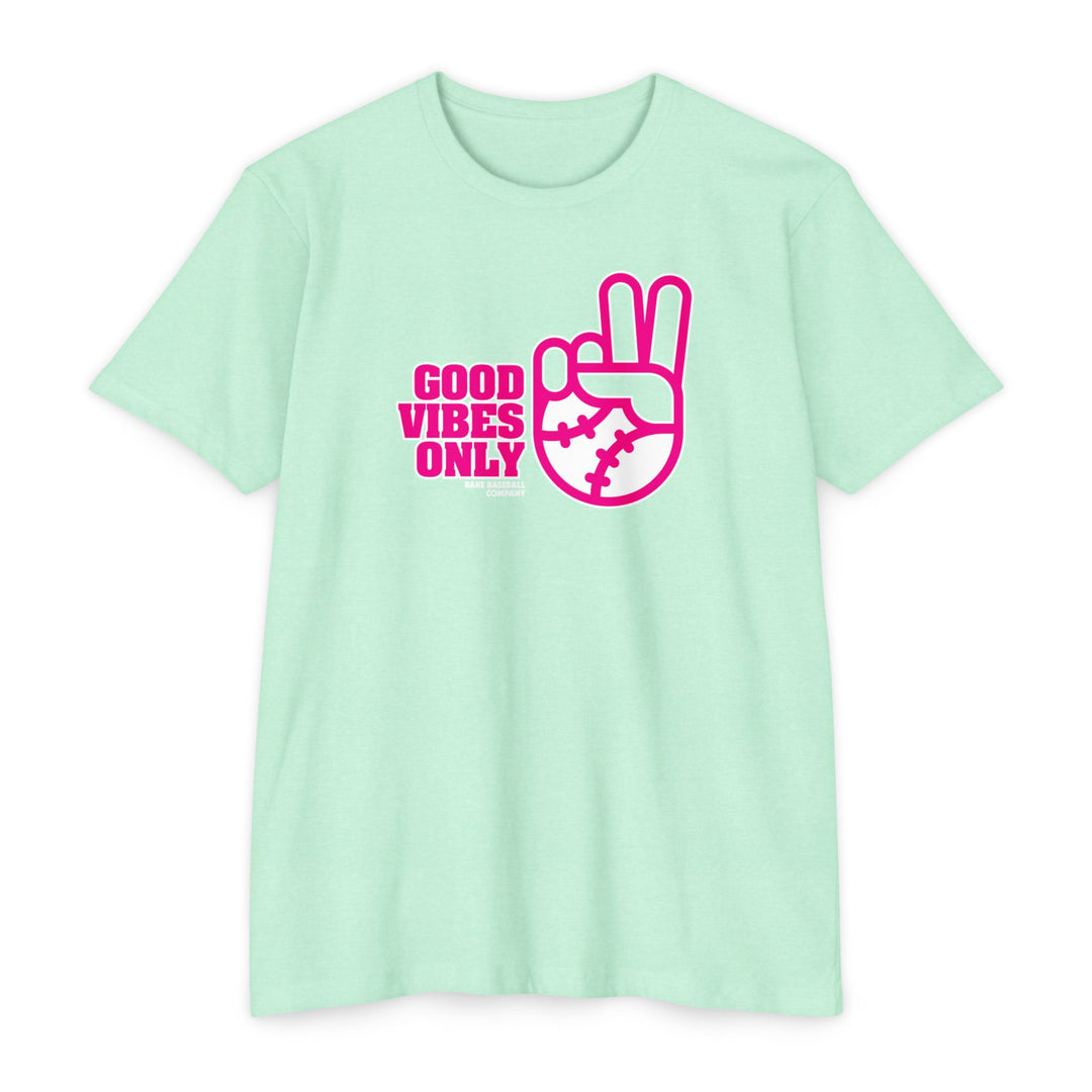 Good Vibes Only Tee - Rake Baseball Company - RAKE BASEBALL | BASEBALL T-SHIRT | BASEBALL CLOTHING | GOOD VIBES ONLY