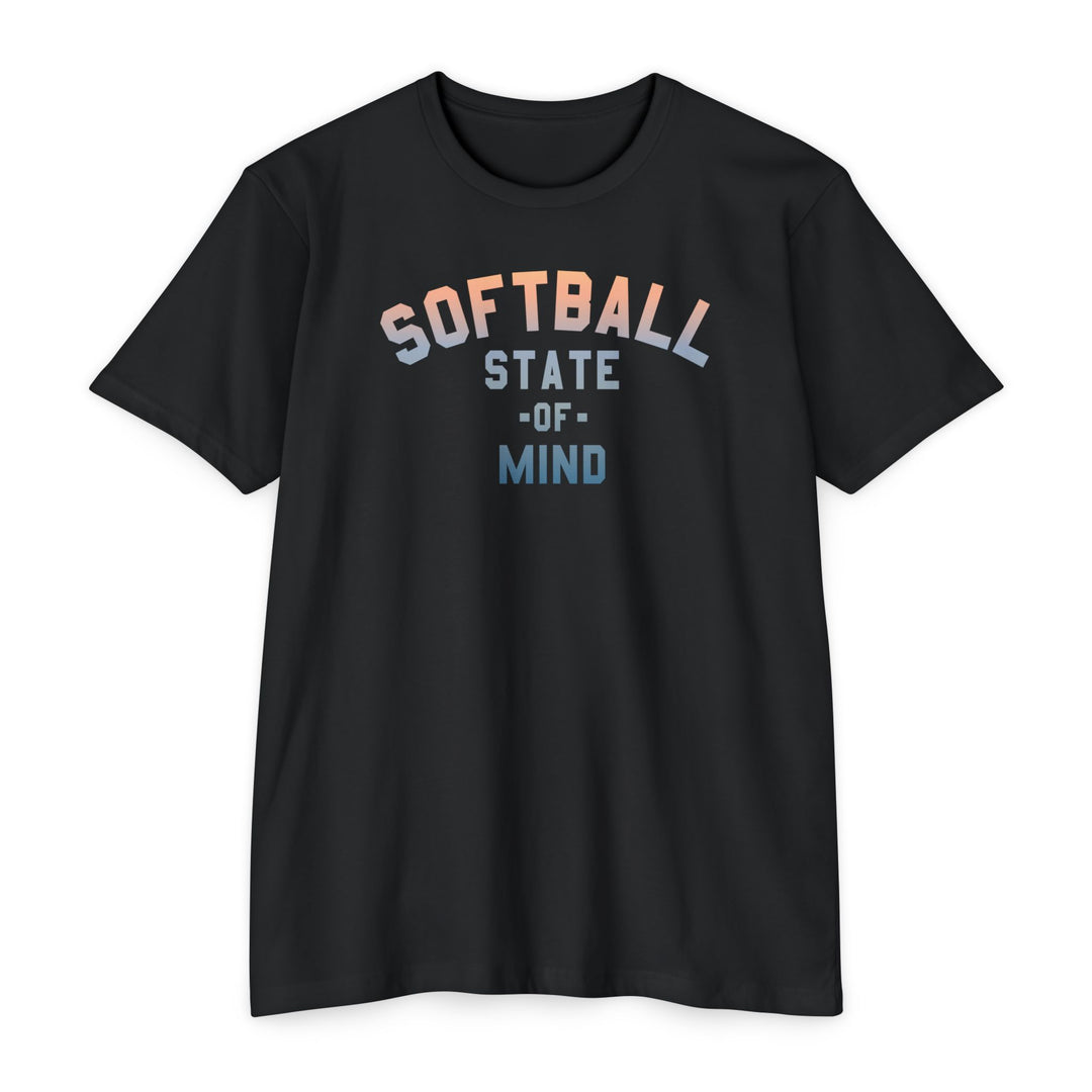 Softball State Of Mind Tee - Rake Baseball Company - RAKE BASEBALL | BASEBALL T-SHIRT | BASEBALL CLOTHING | GOOD VIBES ONLY