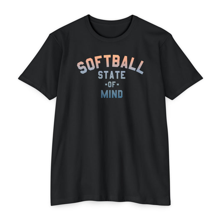 Softball State Of Mind Tee - Rake Baseball Company - RAKE BASEBALL | BASEBALL T-SHIRT | BASEBALL CLOTHING | GOOD VIBES ONLY