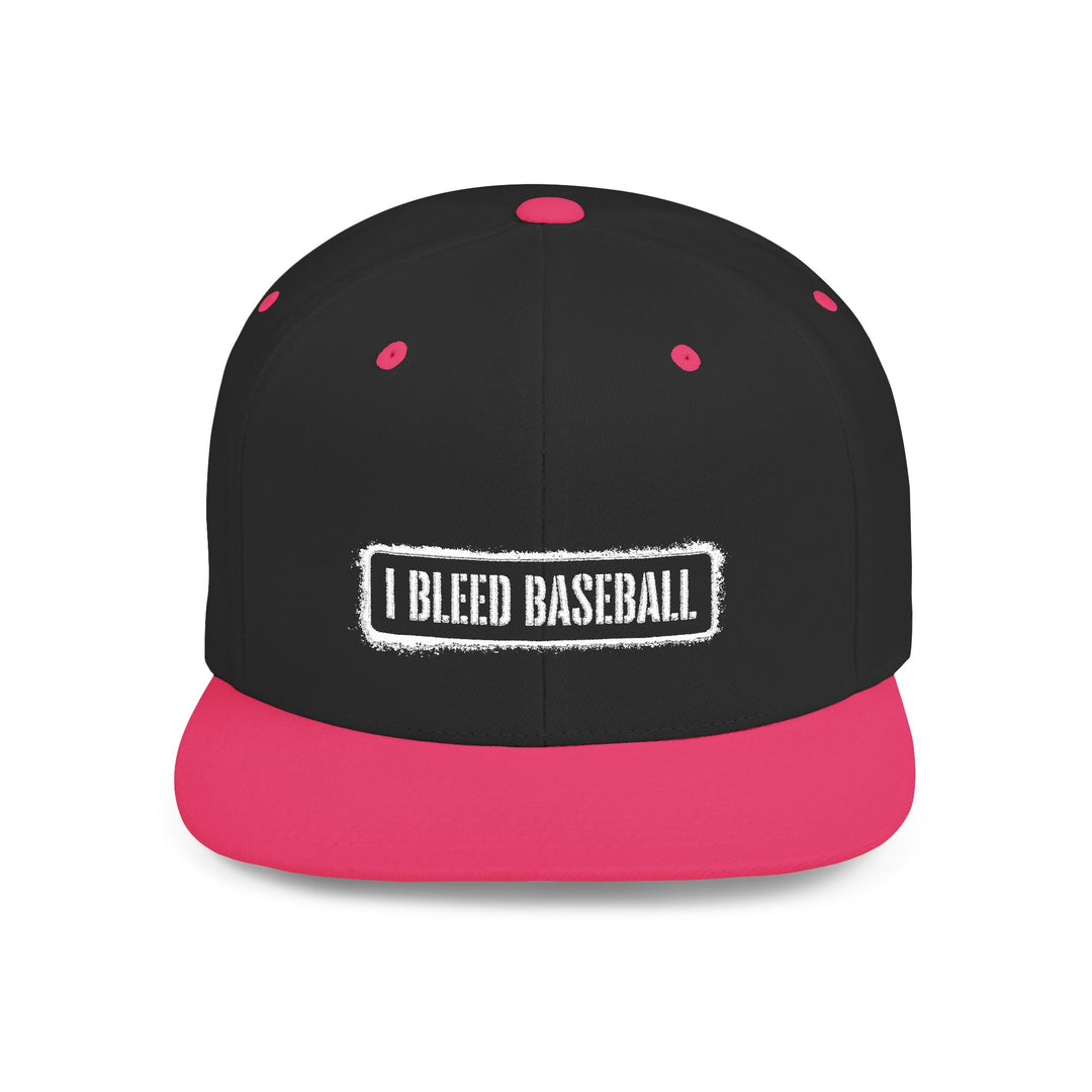 I Bleed Baseball Snapback Hat