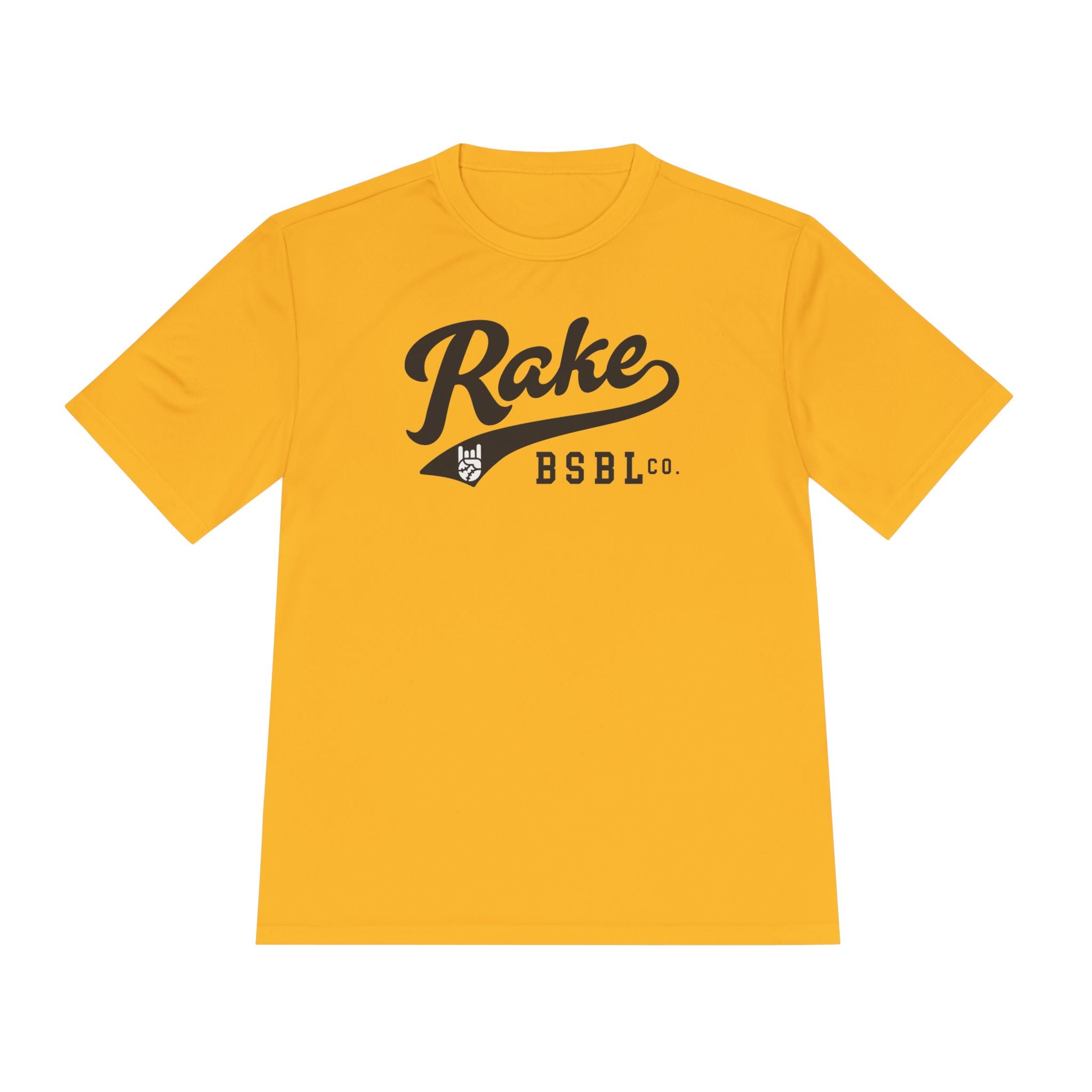 Rake Script Dry Fit Tee - Rake Baseball Company - RAKE BASEBALL | BASEBALL T-SHIRT | BASEBALL CLOTHING | GOOD VIBES ONLY