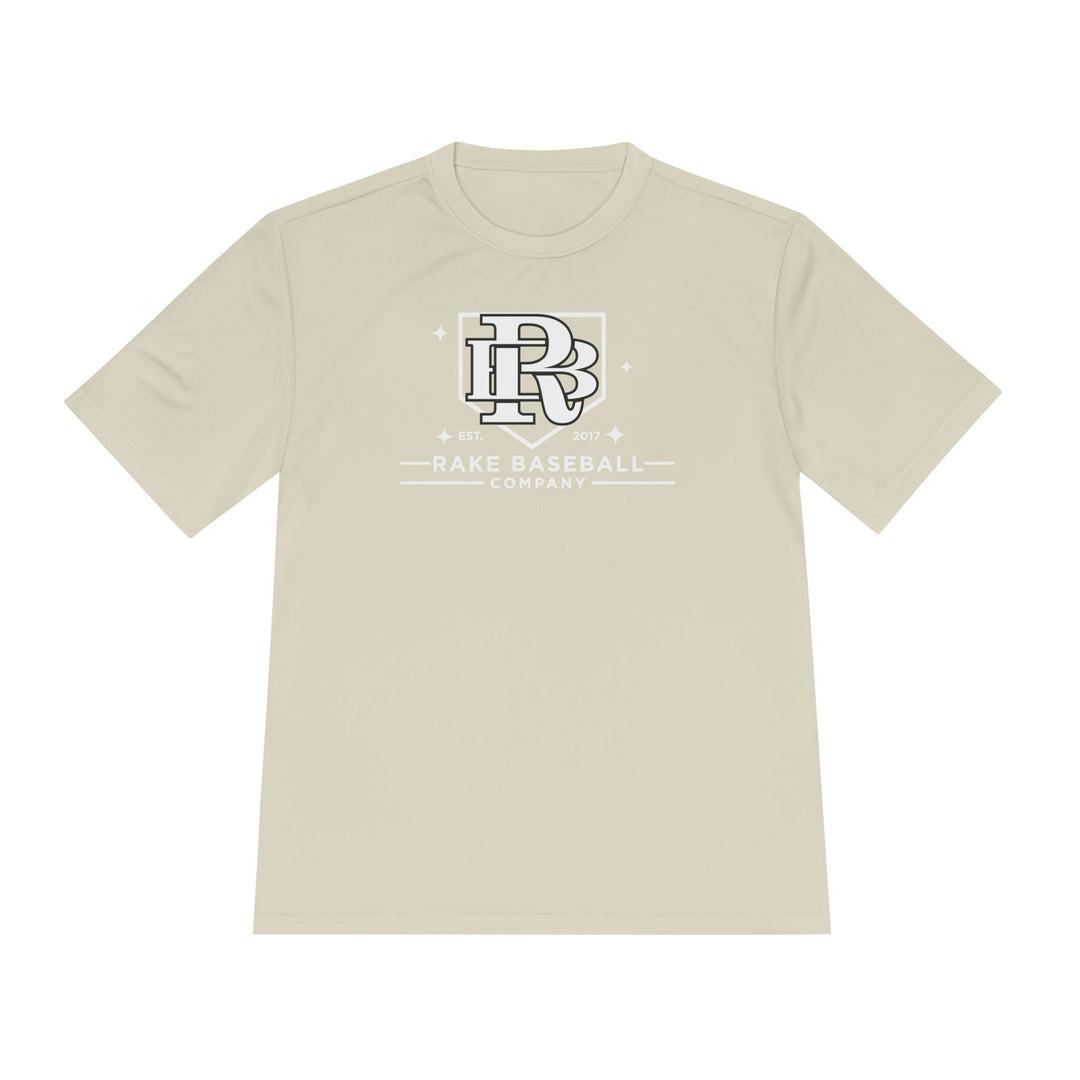 Rake Baseball Homeplate Tee Dry Fit Tee - Rake Baseball Company - RAKE BASEBALL | BASEBALL T-SHIRT | BASEBALL CLOTHING | GOOD VIBES ONLY