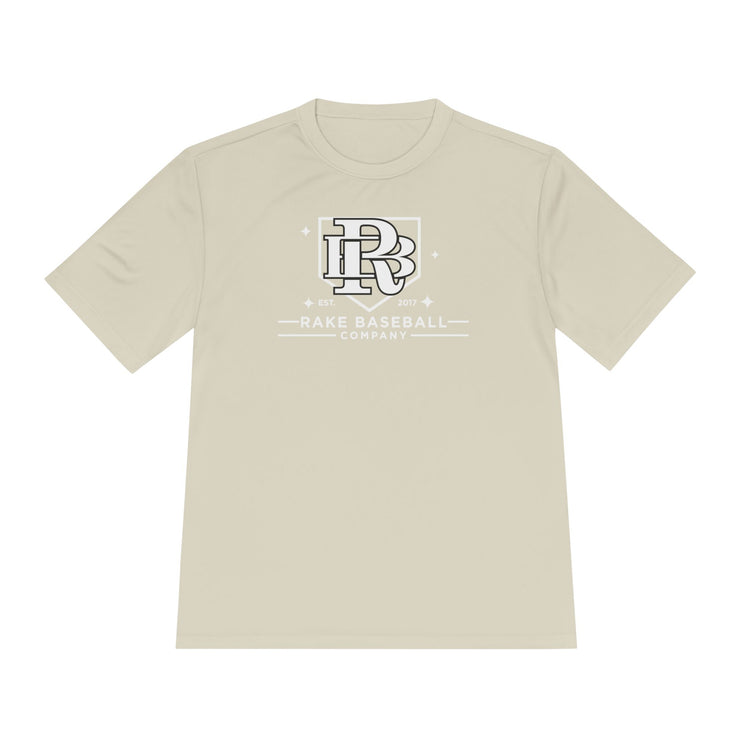 Rake Baseball Homeplate Tee Dry Fit Tee - Rake Baseball Company - RAKE BASEBALL | BASEBALL T-SHIRT | BASEBALL CLOTHING | GOOD VIBES ONLY