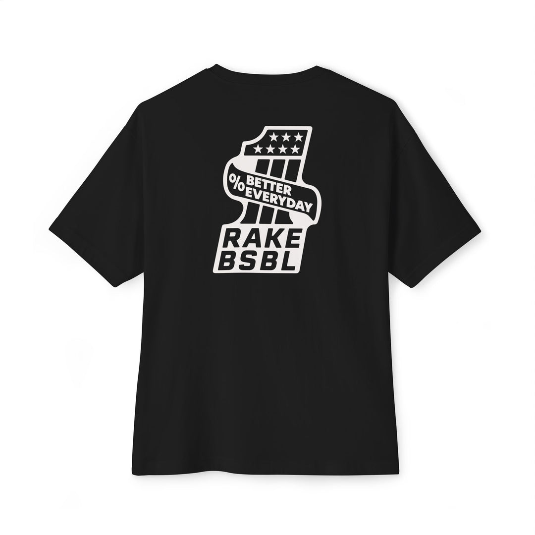One Percent Better Oversized Tee