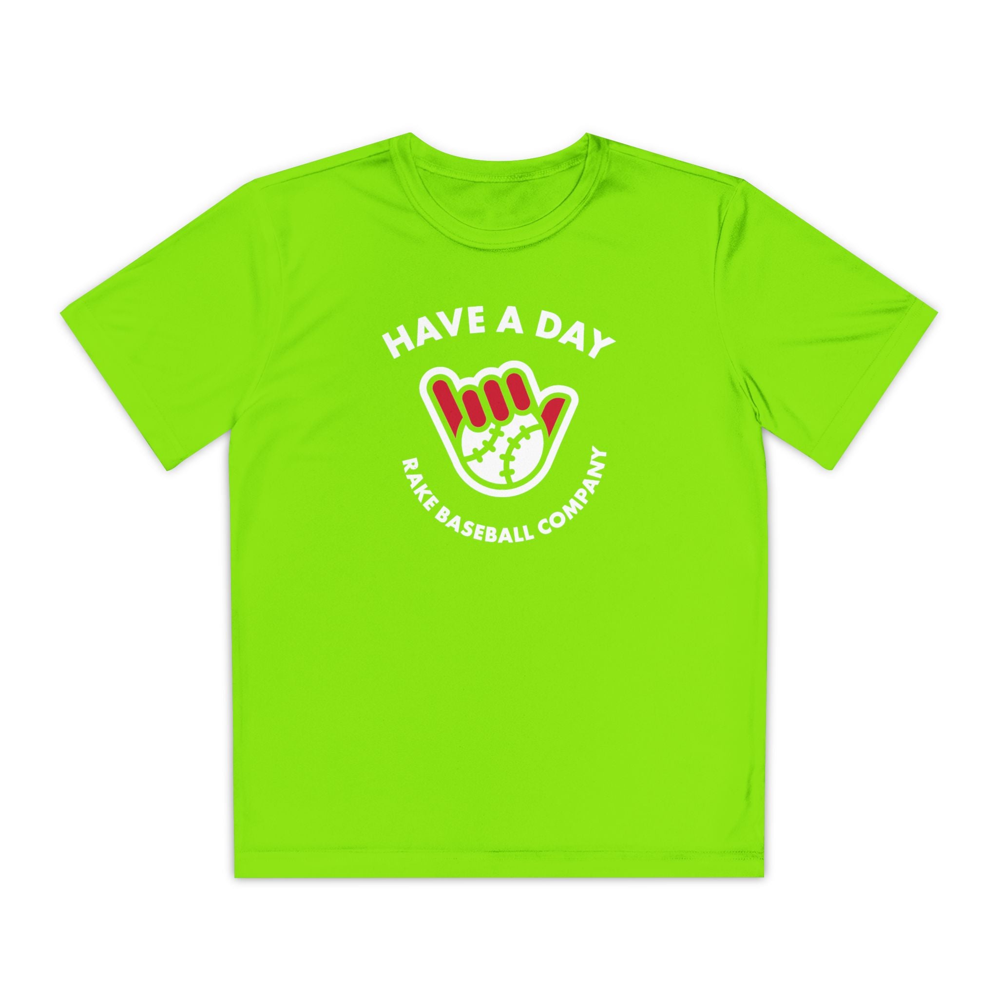 Kids Have A Day Dry Fit Tee - Rake Baseball Company - RAKE BASEBALL | BASEBALL T-SHIRT | BASEBALL CLOTHING | GOOD VIBES ONLY