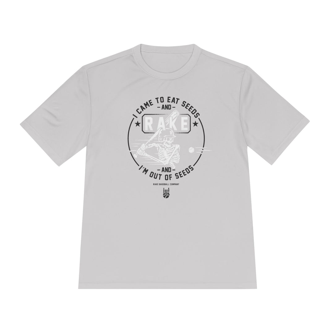 Rake Seed Dry Fit Tee - Rake Baseball Company - RAKE BASEBALL | BASEBALL T-SHIRT | BASEBALL CLOTHING | GOOD VIBES ONLY