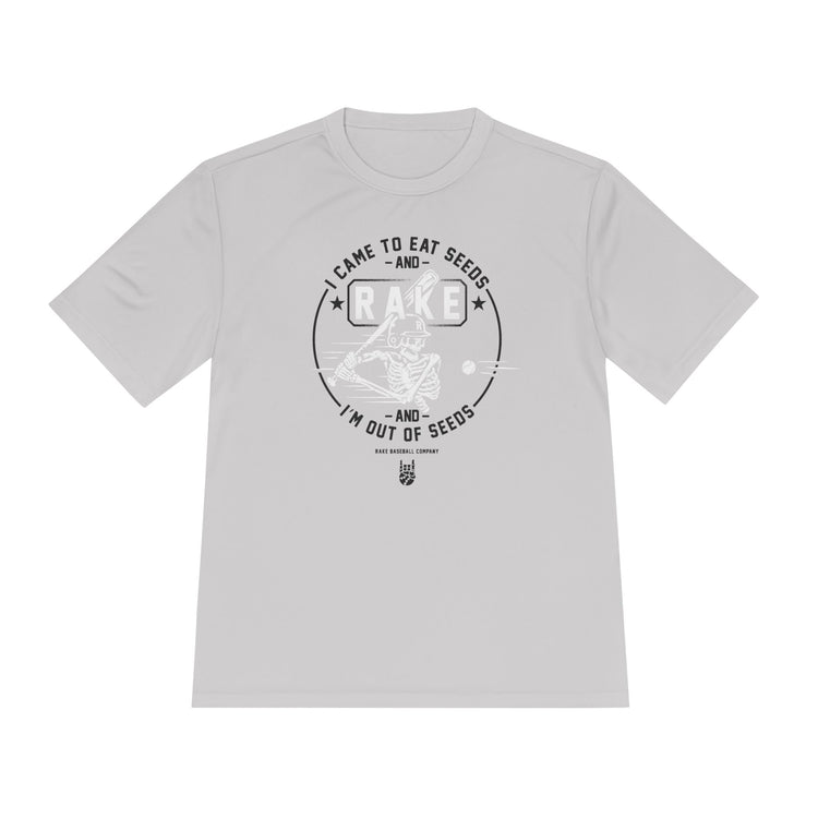 Rake Seed Dry Fit Tee - Rake Baseball Company - RAKE BASEBALL | BASEBALL T-SHIRT | BASEBALL CLOTHING | GOOD VIBES ONLY