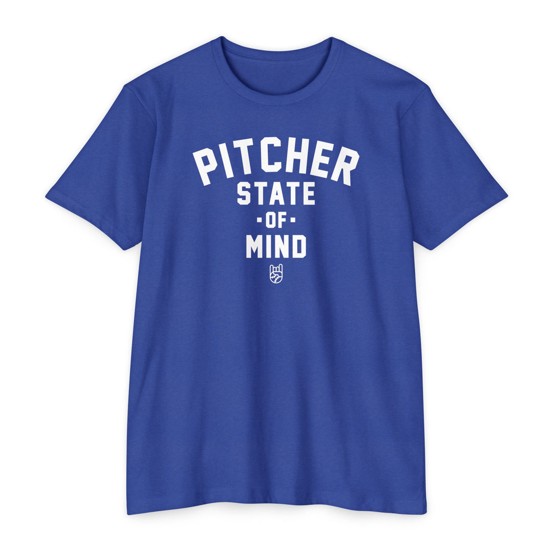 Pitcher State of Mind Tee - Rake Baseball Company - RAKE BASEBALL | BASEBALL T-SHIRT | BASEBALL CLOTHING | GOOD VIBES ONLY