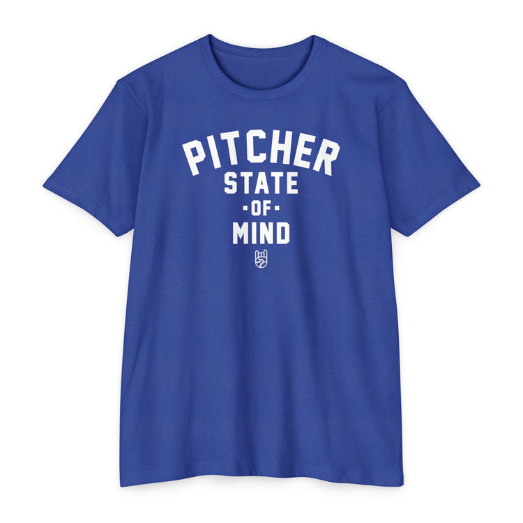 Pitcher State of Mind Tee - Rake Baseball Company - RAKE BASEBALL | BASEBALL T-SHIRT | BASEBALL CLOTHING | GOOD VIBES ONLY
