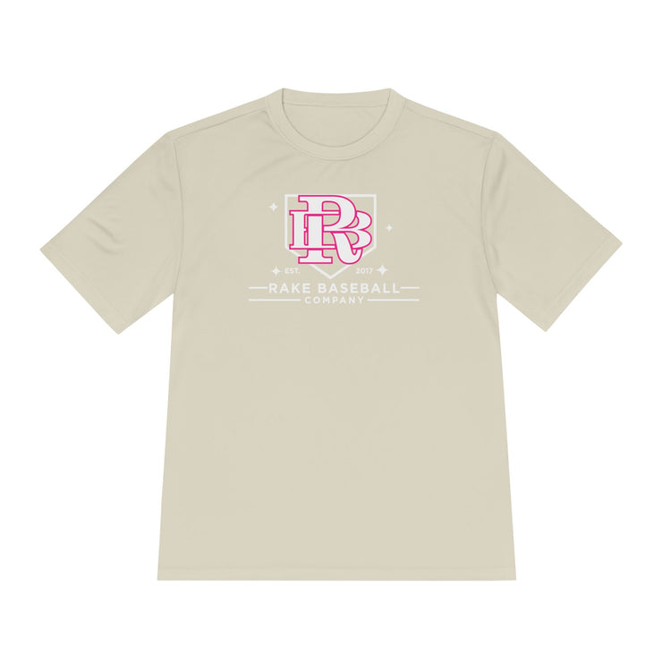 Rake Baseball Homeplate Tee Dry Fit Tee - Rake Baseball Company - RAKE BASEBALL | BASEBALL T-SHIRT | BASEBALL CLOTHING | GOOD VIBES ONLY