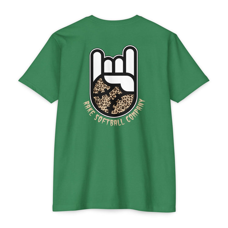 Rake Softball Cheetah Tee - Rake Baseball Company - RAKE BASEBALL | BASEBALL T-SHIRT | BASEBALL CLOTHING | GOOD VIBES ONLY