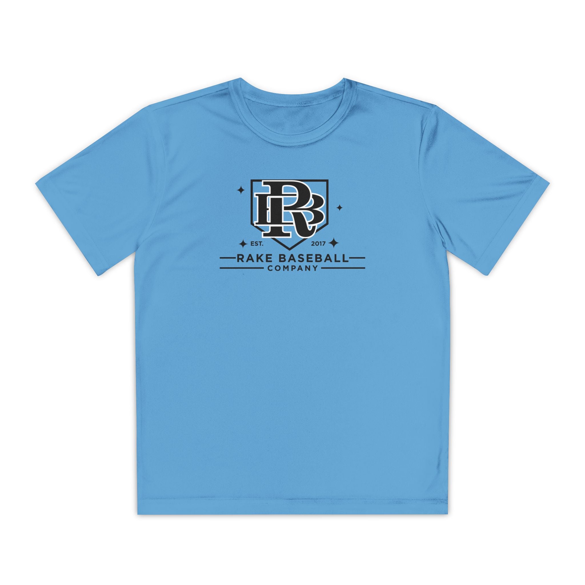 Kids Rake Baseball Homeplate Tee Dry Fit Tee - Rake Baseball Company - RAKE BASEBALL | BASEBALL T-SHIRT | BASEBALL CLOTHING | GOOD VIBES ONLY