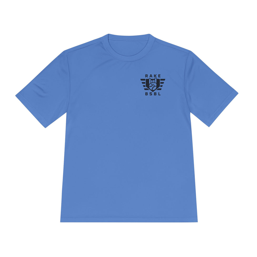 Rake Flag Dry Fit Tee - Rake Baseball Company - RAKE BASEBALL | BASEBALL T-SHIRT | BASEBALL CLOTHING | GOOD VIBES ONLY
