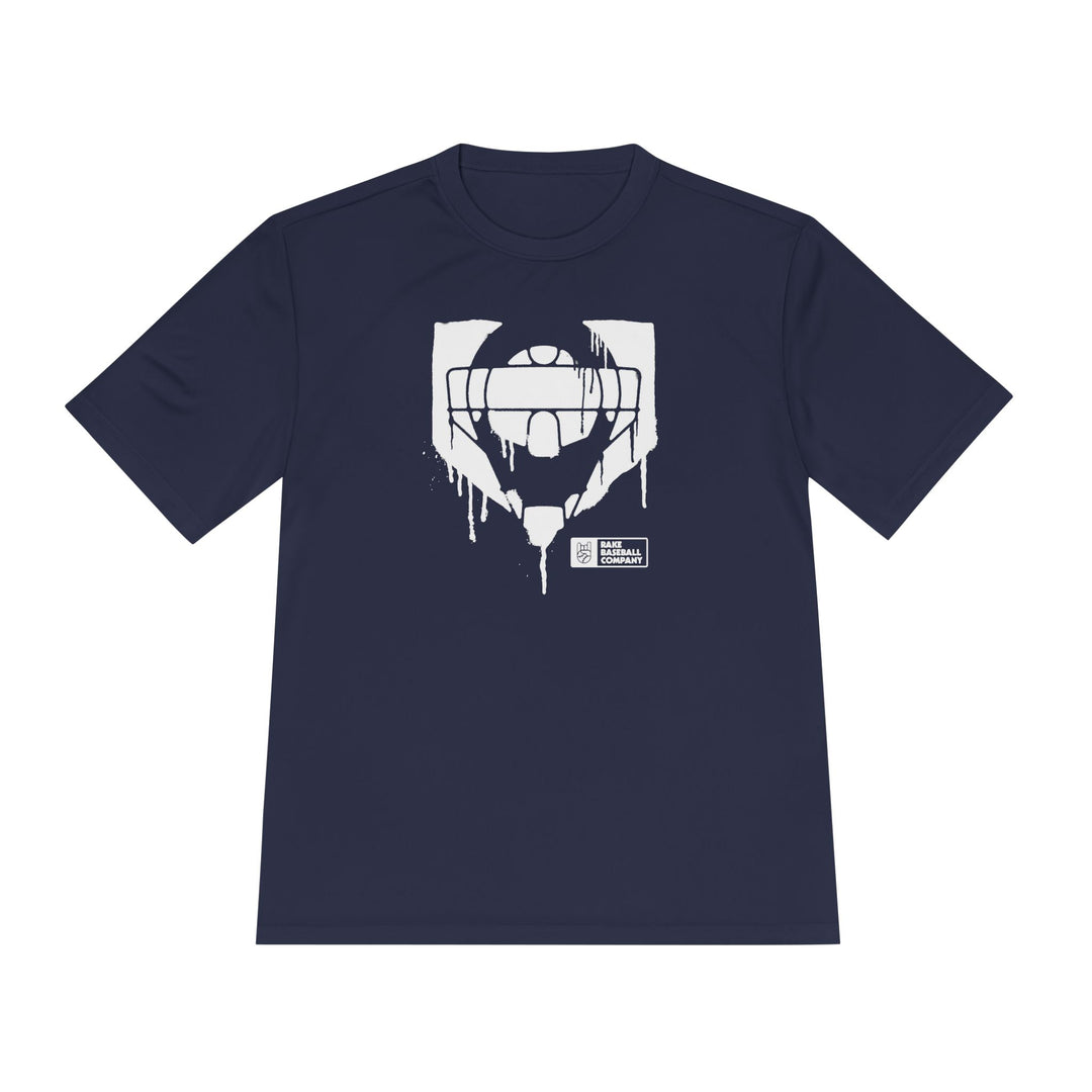 Catcher's Drip Dry Fit Tee - Rake Baseball Company - RAKE BASEBALL | BASEBALL T-SHIRT | BASEBALL CLOTHING | GOOD VIBES ONLY