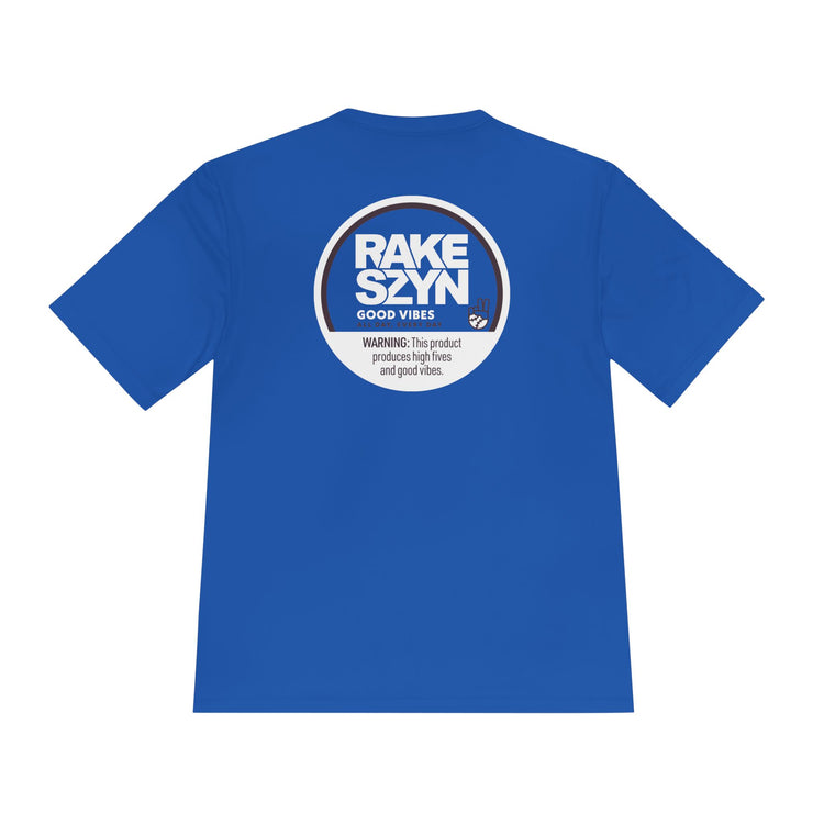 Rake SZYN Dry Fit Tee - Rake Baseball Company - RAKE BASEBALL | BASEBALL T-SHIRT | BASEBALL CLOTHING | GOOD VIBES ONLY