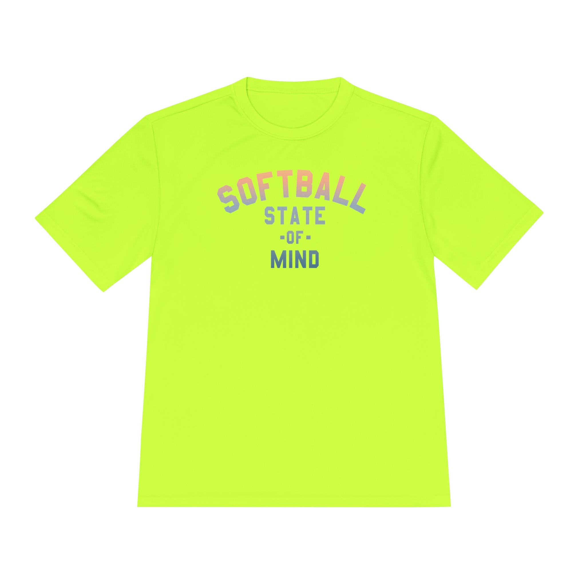 Softball State of Mind Dry Fit Tee - Rake Baseball Company - RAKE BASEBALL | BASEBALL T-SHIRT | BASEBALL CLOTHING | GOOD VIBES ONLY