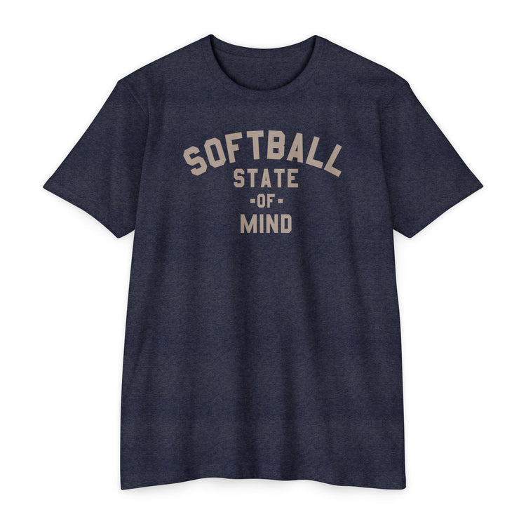 Softball State Of Mind Tee - Rake Baseball Company - RAKE BASEBALL | BASEBALL T-SHIRT | BASEBALL CLOTHING | GOOD VIBES ONLY