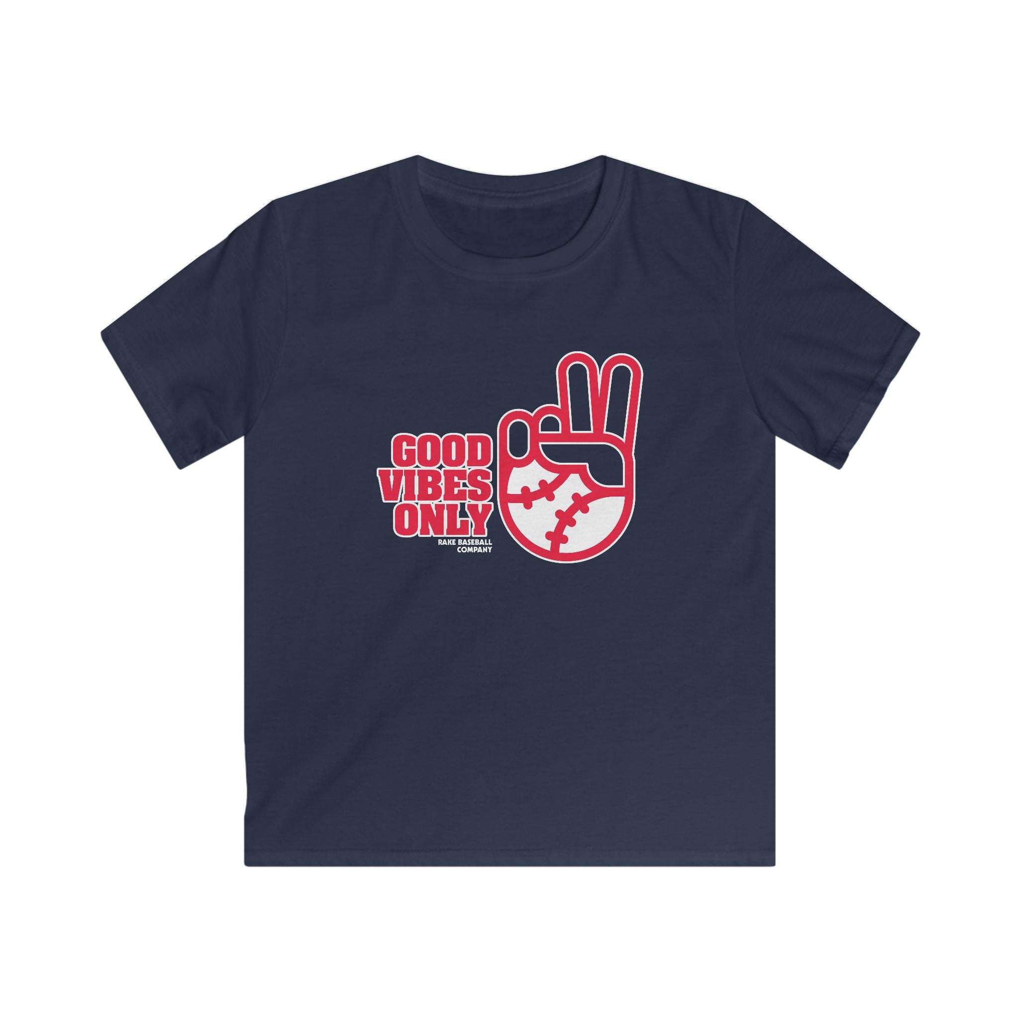 Kids Good Vibes Only Tees – Rake Baseball Company
