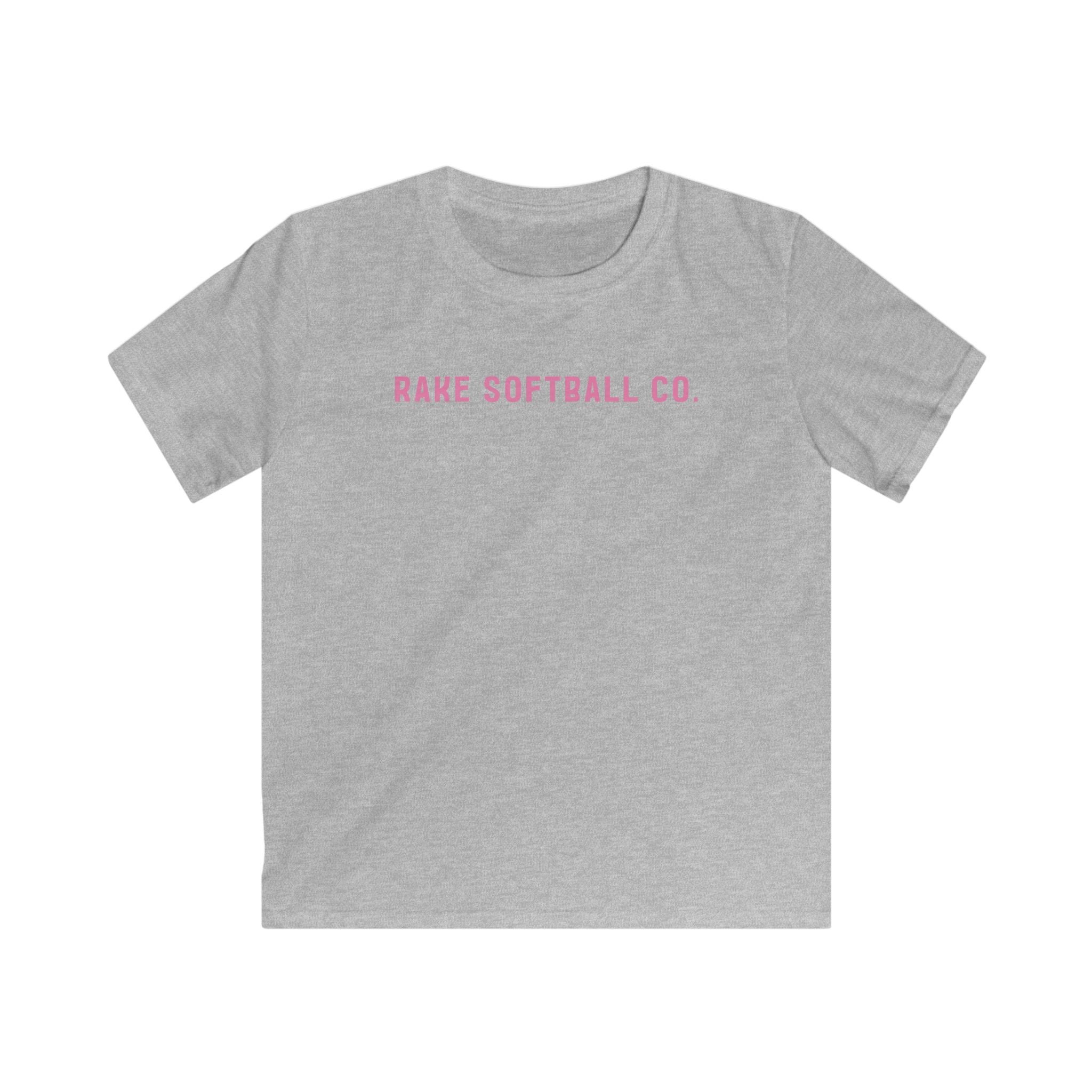 Kids Rake Softball Company Tee - Rake Baseball Company - RAKE BASEBALL | BASEBALL T-SHIRT | BASEBALL CLOTHING | GOOD VIBES ONLY
