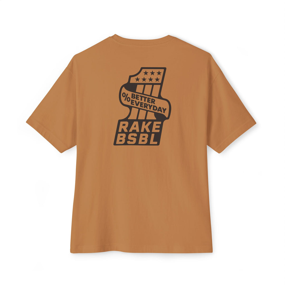 One Percent Better Oversized Tee