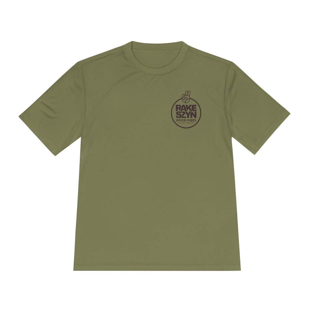 Rake SZYN Dry Fit Tee - Rake Baseball Company - RAKE BASEBALL | BASEBALL T-SHIRT | BASEBALL CLOTHING | GOOD VIBES ONLY
