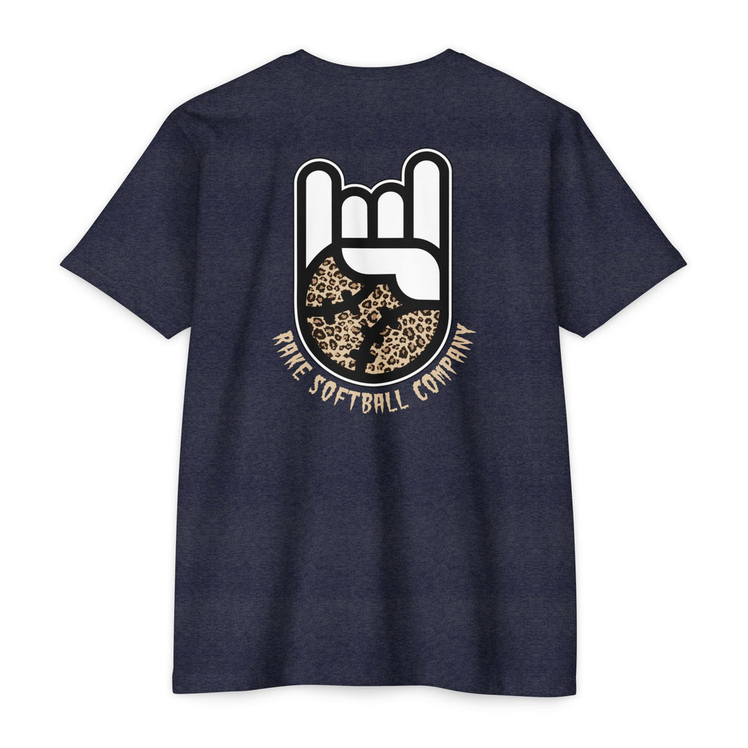 Rake Softball Cheetah Tee - Rake Baseball Company - RAKE BASEBALL | BASEBALL T-SHIRT | BASEBALL CLOTHING | GOOD VIBES ONLY