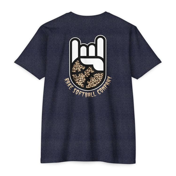 Rake Softball Cheetah Tee - Rake Baseball Company - RAKE BASEBALL | BASEBALL T-SHIRT | BASEBALL CLOTHING | GOOD VIBES ONLY