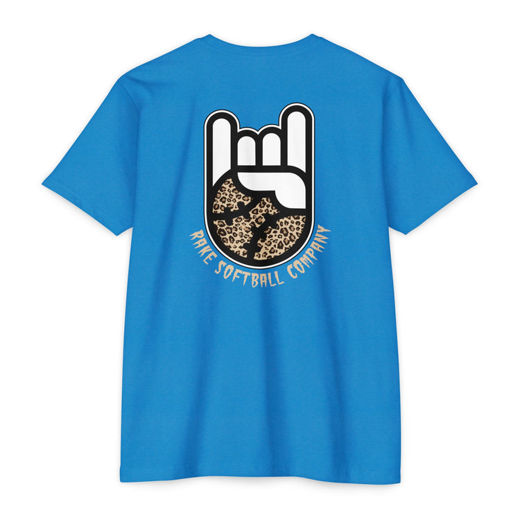 Rake Softball Cheetah Tee - Rake Baseball Company - RAKE BASEBALL | BASEBALL T-SHIRT | BASEBALL CLOTHING | GOOD VIBES ONLY