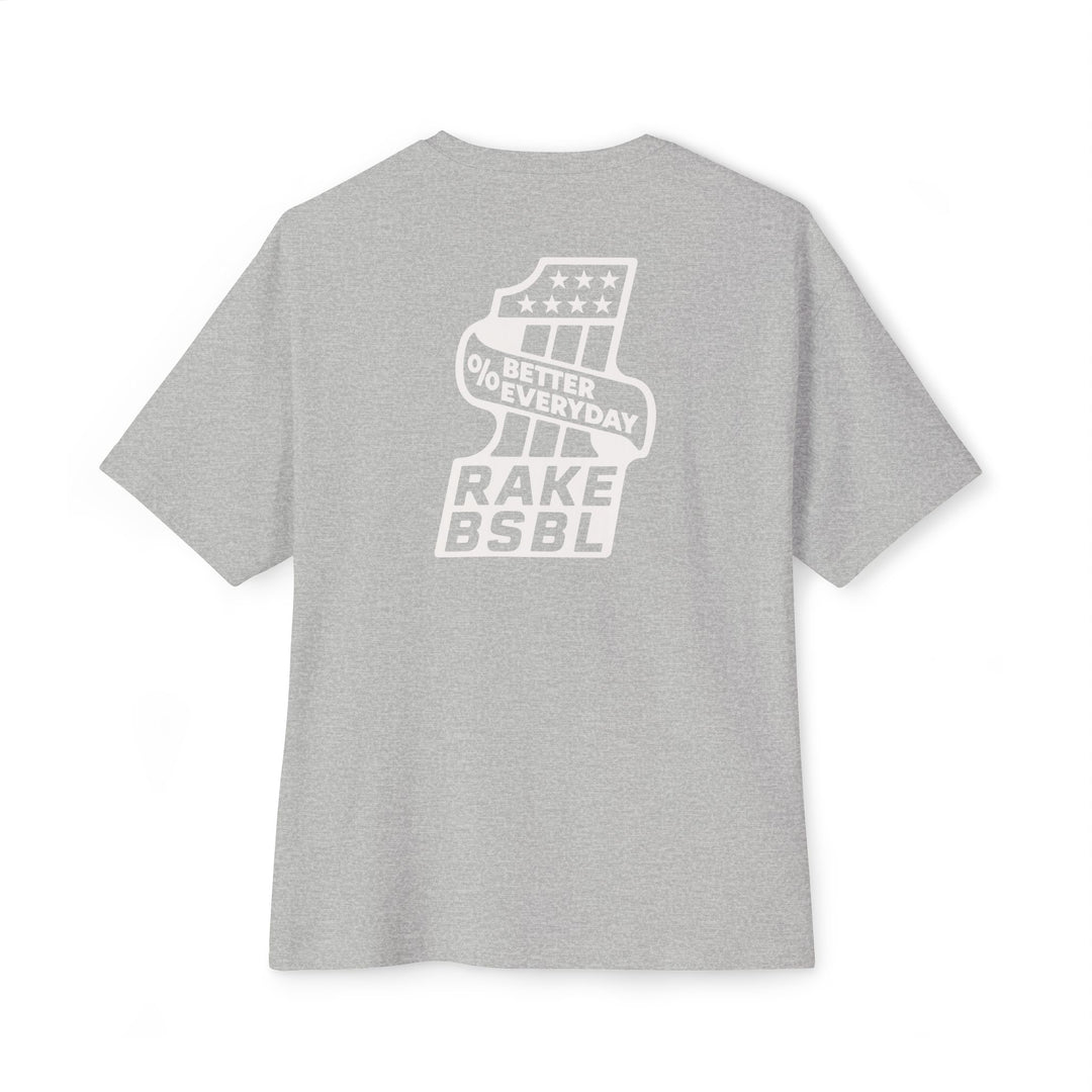 One Percent Better Oversized Tee