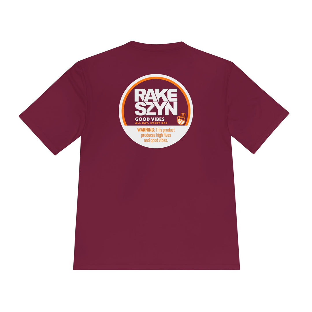 Rake SZYN Dry Fit Tee - Rake Baseball Company - RAKE BASEBALL | BASEBALL T-SHIRT | BASEBALL CLOTHING | GOOD VIBES ONLY