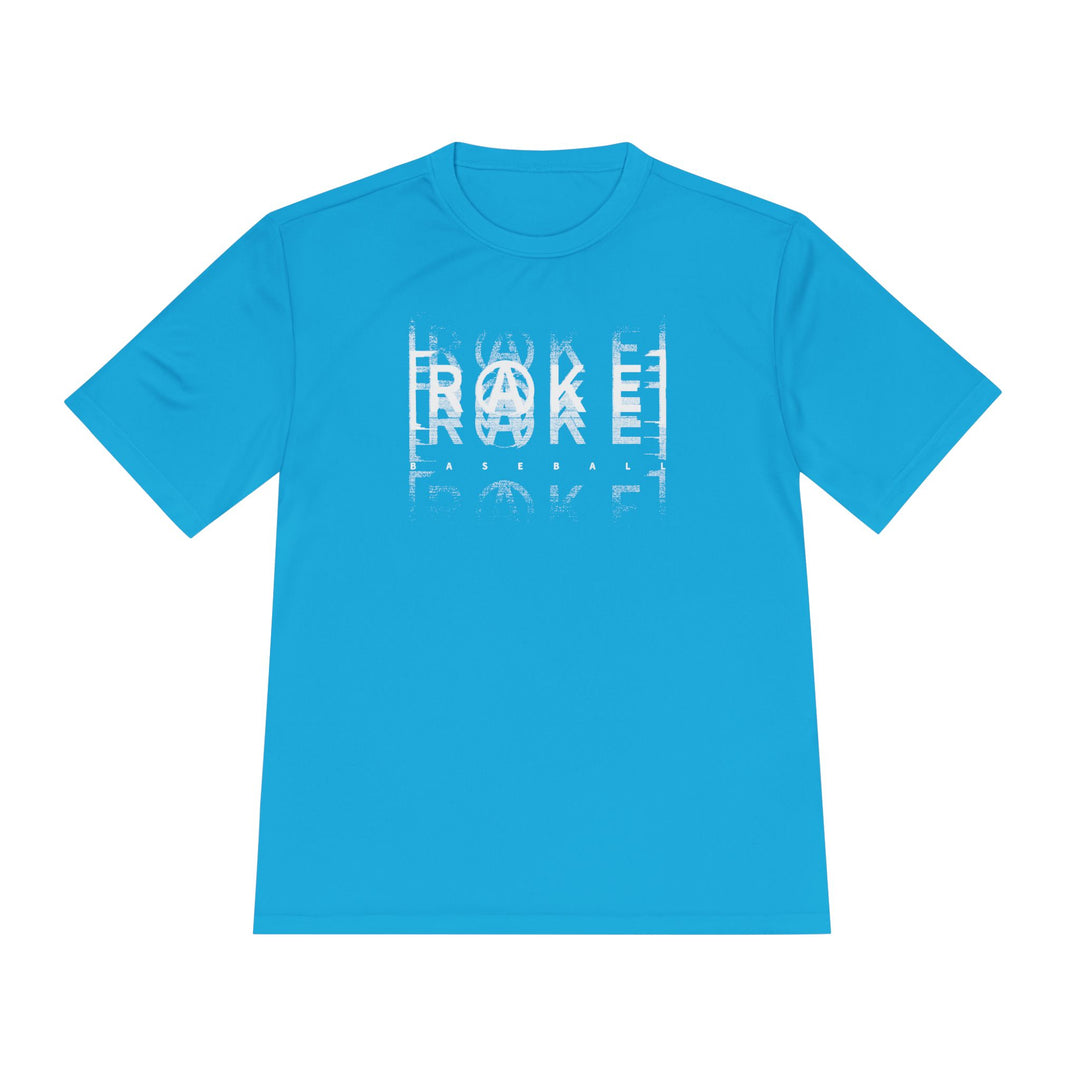 Rake A Graphic Dry Fit Tee - Rake Baseball Company - RAKE BASEBALL | BASEBALL T-SHIRT | BASEBALL CLOTHING | GOOD VIBES ONLY