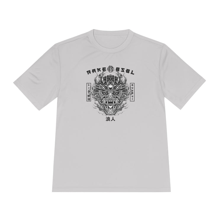 Ronin Catcher Mask Dry Fit Tee - Rake Baseball Company - RAKE BASEBALL | BASEBALL T-SHIRT | BASEBALL CLOTHING | GOOD VIBES ONLY