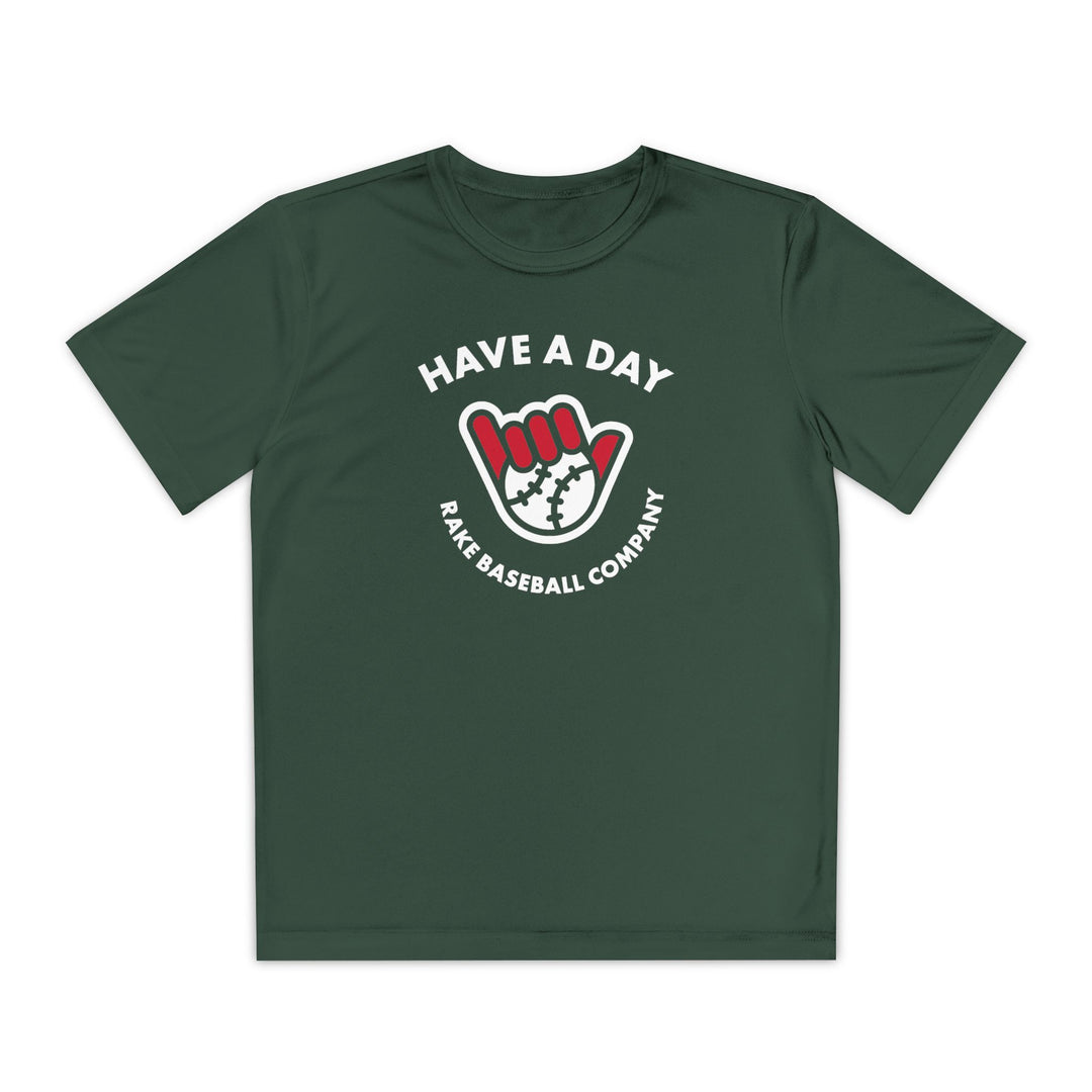 Kids Have A Day Dry Fit Tee - Rake Baseball Company - RAKE BASEBALL | BASEBALL T-SHIRT | BASEBALL CLOTHING | GOOD VIBES ONLY