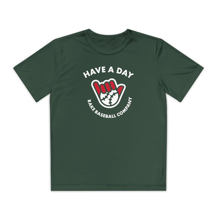 Kids Have A Day Dry Fit Tee - Rake Baseball Company - RAKE BASEBALL | BASEBALL T-SHIRT | BASEBALL CLOTHING | GOOD VIBES ONLY