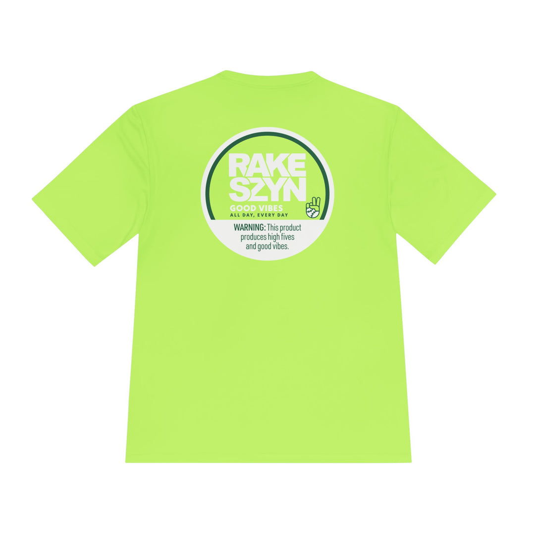 Rake SZYN Dry Fit Tee - Rake Baseball Company - RAKE BASEBALL | BASEBALL T-SHIRT | BASEBALL CLOTHING | GOOD VIBES ONLY
