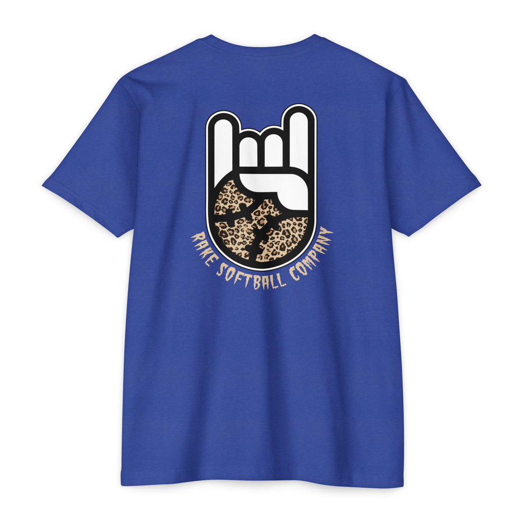 Rake Softball Cheetah Tee - Rake Baseball Company - RAKE BASEBALL | BASEBALL T-SHIRT | BASEBALL CLOTHING | GOOD VIBES ONLY