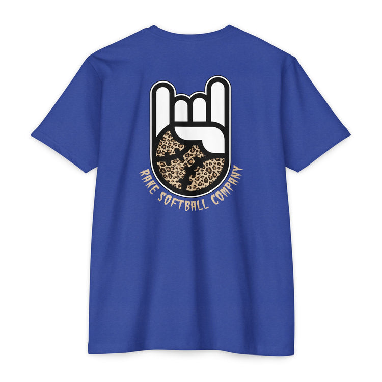 Rake Softball Cheetah Tee - Rake Baseball Company - RAKE BASEBALL | BASEBALL T-SHIRT | BASEBALL CLOTHING | GOOD VIBES ONLY