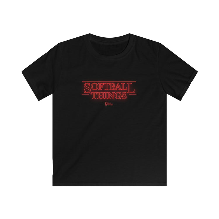 Kids Softball Things Tee - Rake Baseball Company - RAKE BASEBALL | BASEBALL T-SHIRT | BASEBALL CLOTHING | GOOD VIBES ONLY