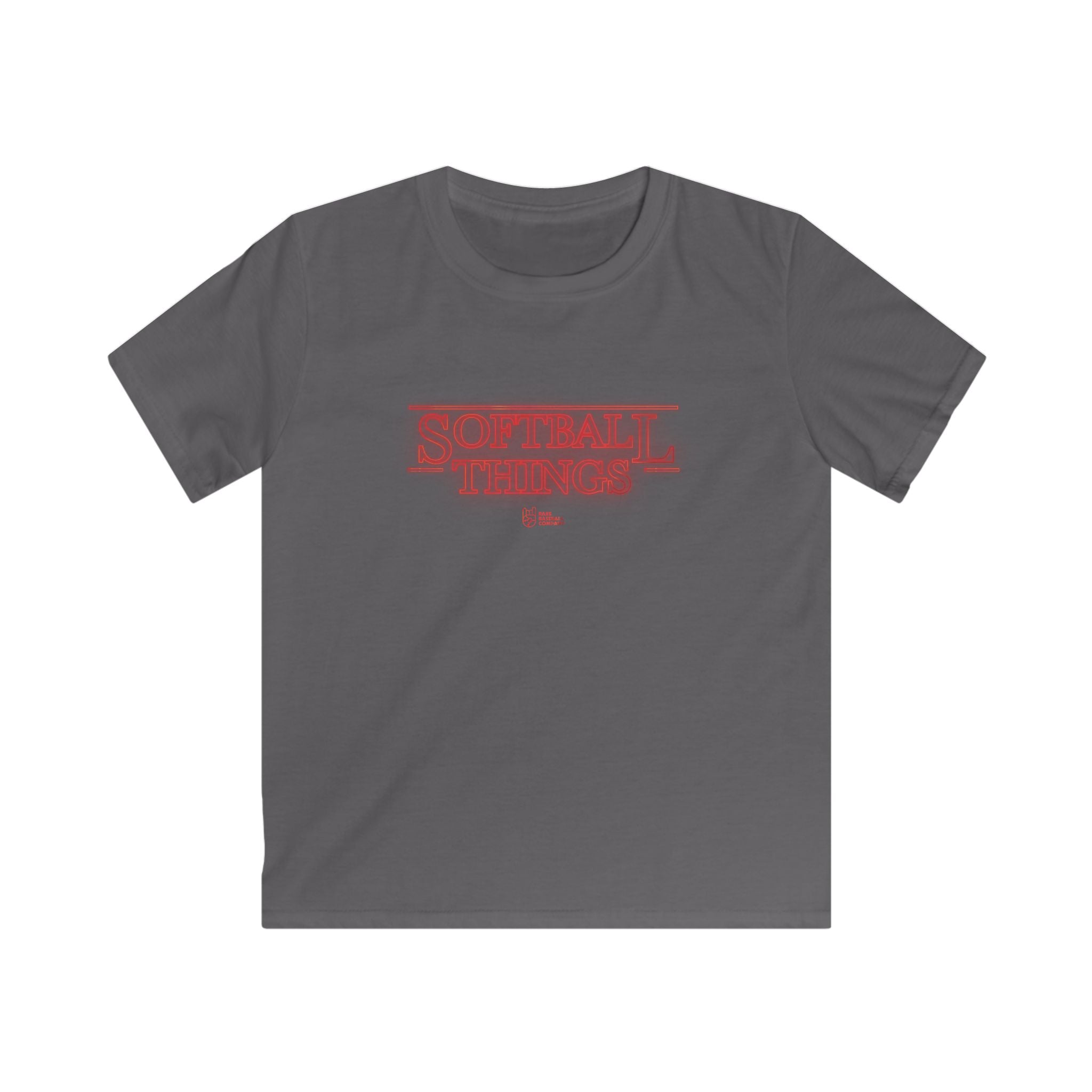 Kids Softball Things Tee - Rake Baseball Company - RAKE BASEBALL | BASEBALL T-SHIRT | BASEBALL CLOTHING | GOOD VIBES ONLY