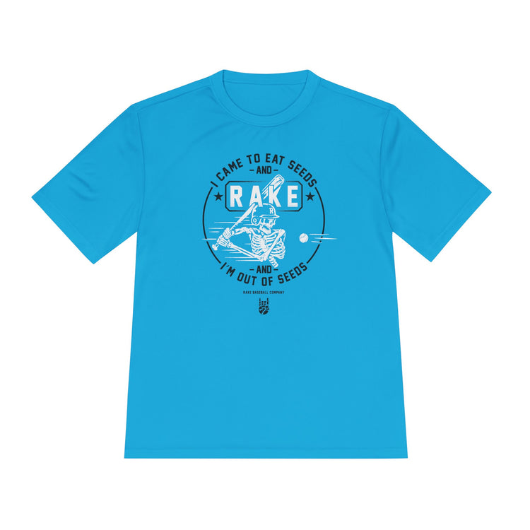 Rake Seed Dry Fit Tee - Rake Baseball Company - RAKE BASEBALL | BASEBALL T-SHIRT | BASEBALL CLOTHING | GOOD VIBES ONLY