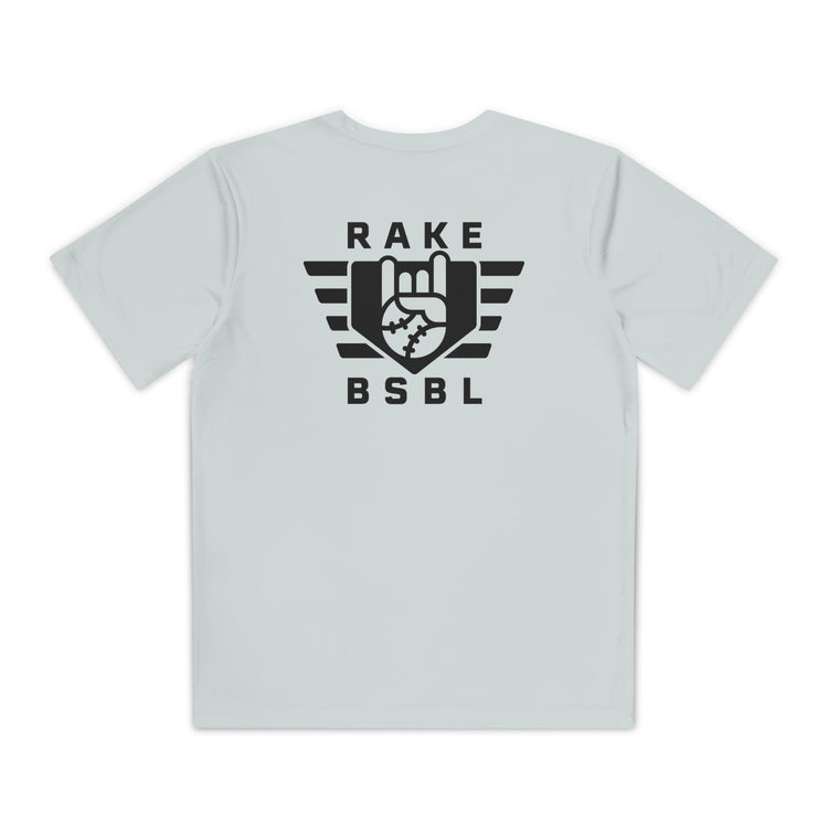 Kids Rake Flag Dry Fit Tee - Rake Baseball Company - RAKE BASEBALL | BASEBALL T-SHIRT | BASEBALL CLOTHING | GOOD VIBES ONLY