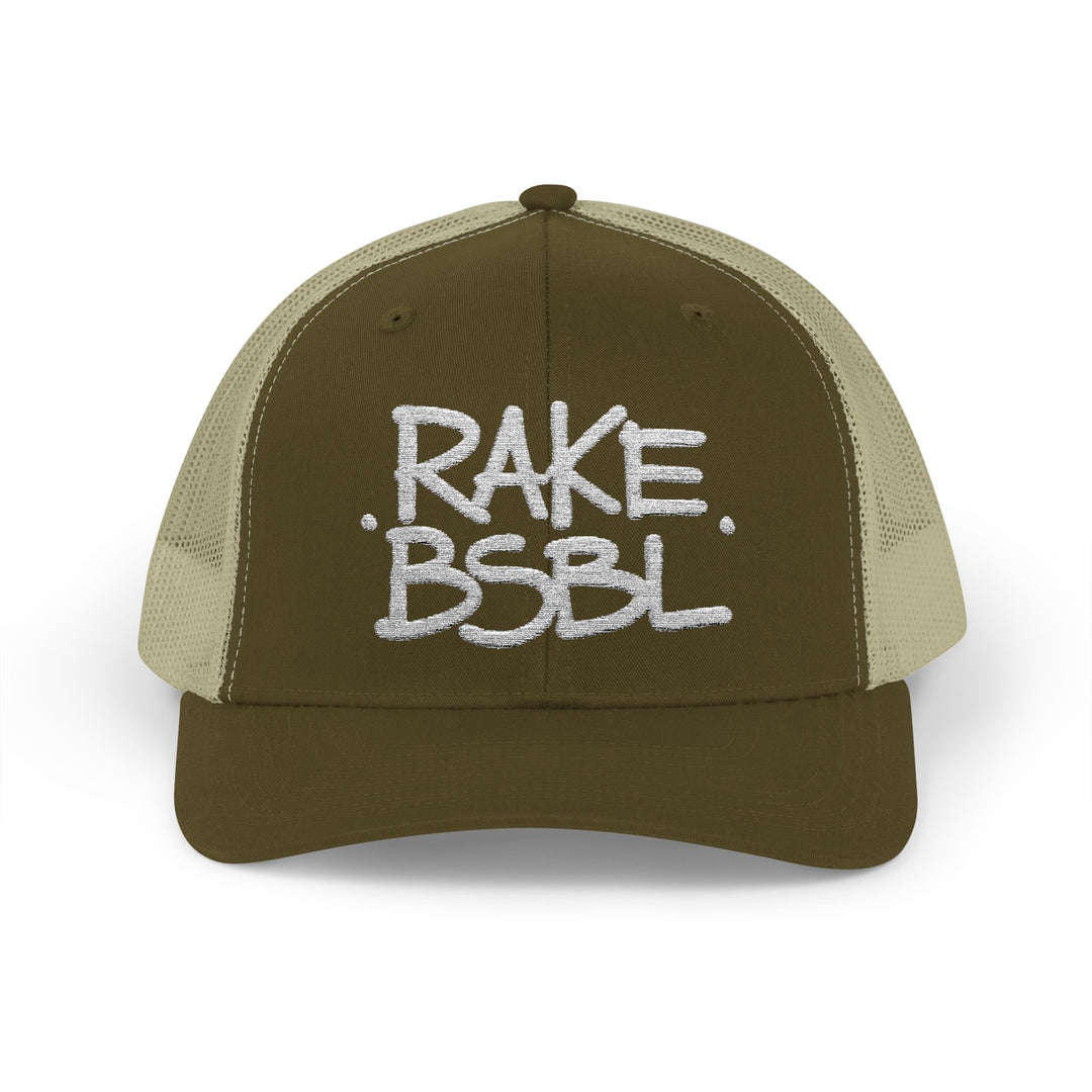 Rake BSBL Snapback Trucker Cap