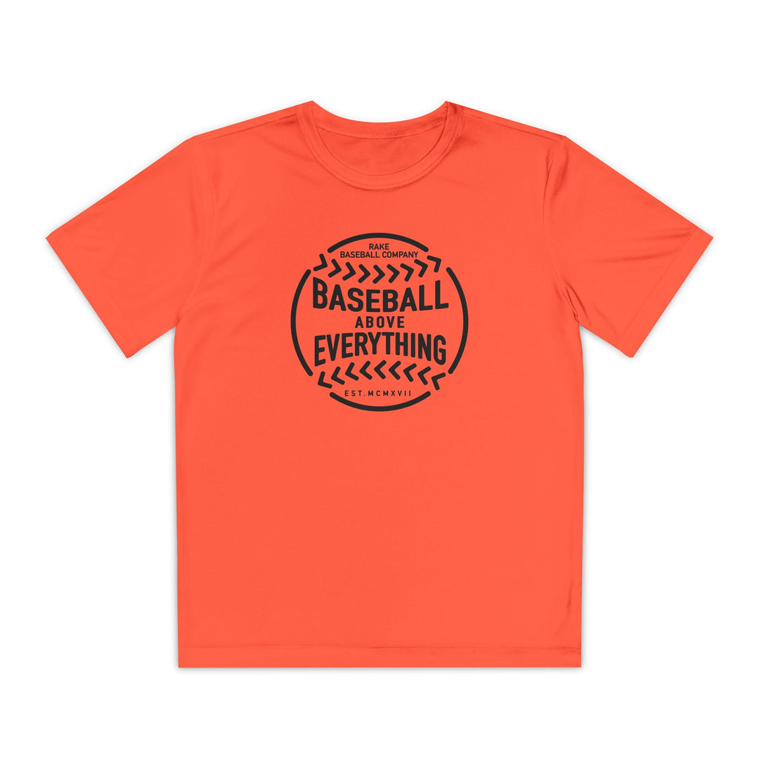 Kids Baseball Above Everything Dry Fit Tee