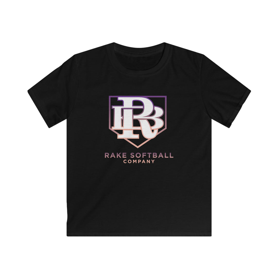 Kids RB Homeplate Softball Tee - Rake Baseball Company - RAKE BASEBALL | BASEBALL T-SHIRT | BASEBALL CLOTHING | GOOD VIBES ONLY