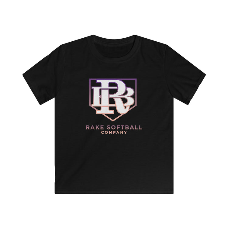 Kids RB Homeplate Softball Tee - Rake Baseball Company - RAKE BASEBALL | BASEBALL T-SHIRT | BASEBALL CLOTHING | GOOD VIBES ONLY