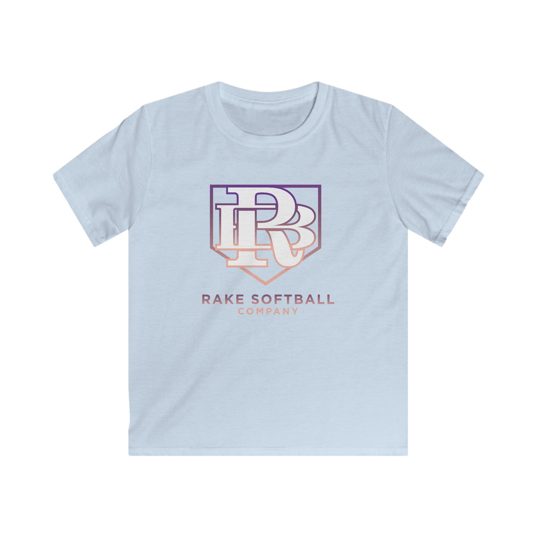 Kids RB Homeplate Softball Tee - Rake Baseball Company - RAKE BASEBALL | BASEBALL T-SHIRT | BASEBALL CLOTHING | GOOD VIBES ONLY