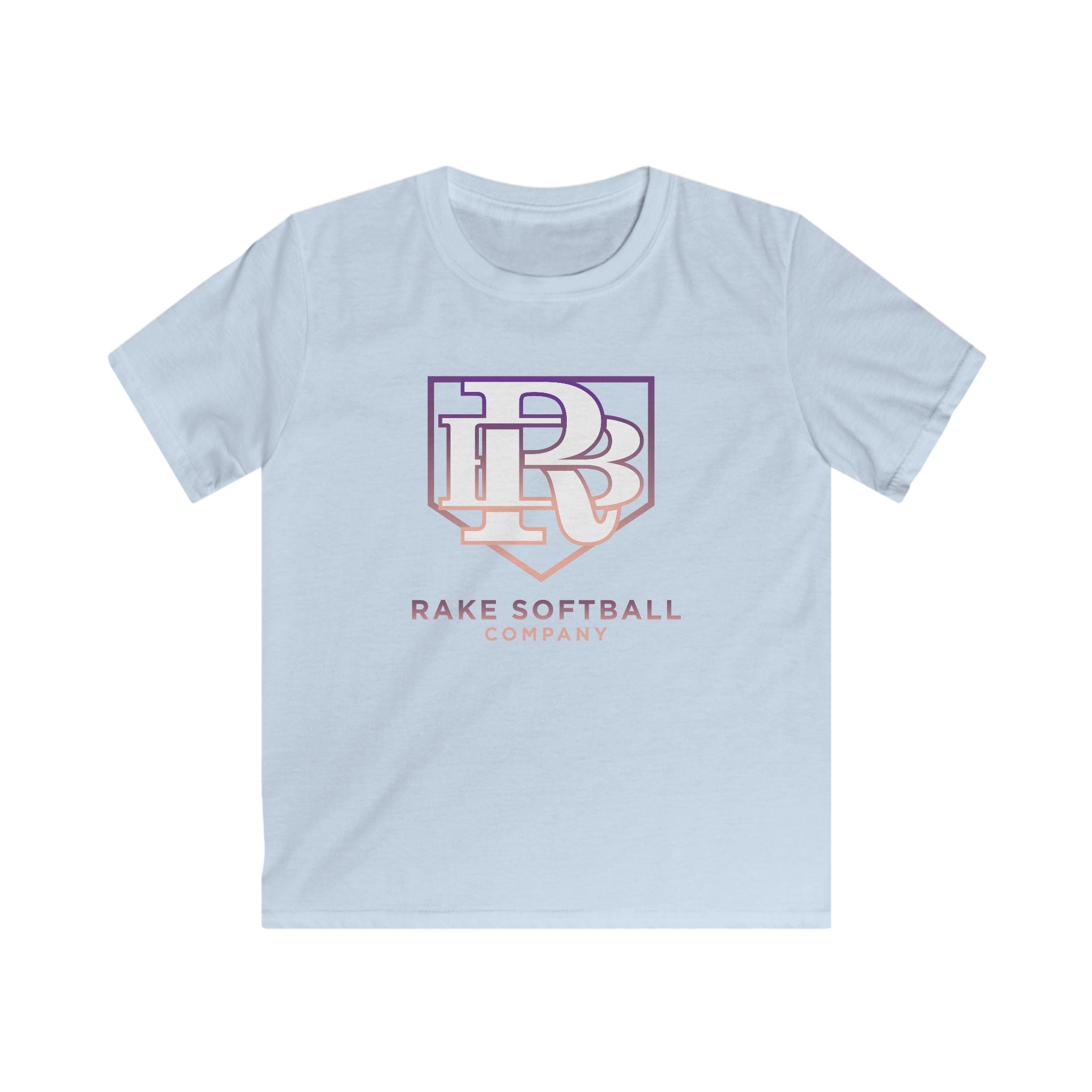 Kids RB Homeplate Softball Tee - Rake Baseball Company - RAKE BASEBALL | BASEBALL T-SHIRT | BASEBALL CLOTHING | GOOD VIBES ONLY