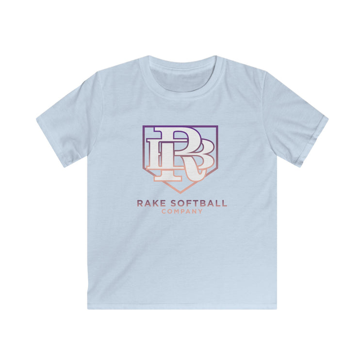 Kids RB Homeplate Softball Tee - Rake Baseball Company - RAKE BASEBALL | BASEBALL T-SHIRT | BASEBALL CLOTHING | GOOD VIBES ONLY