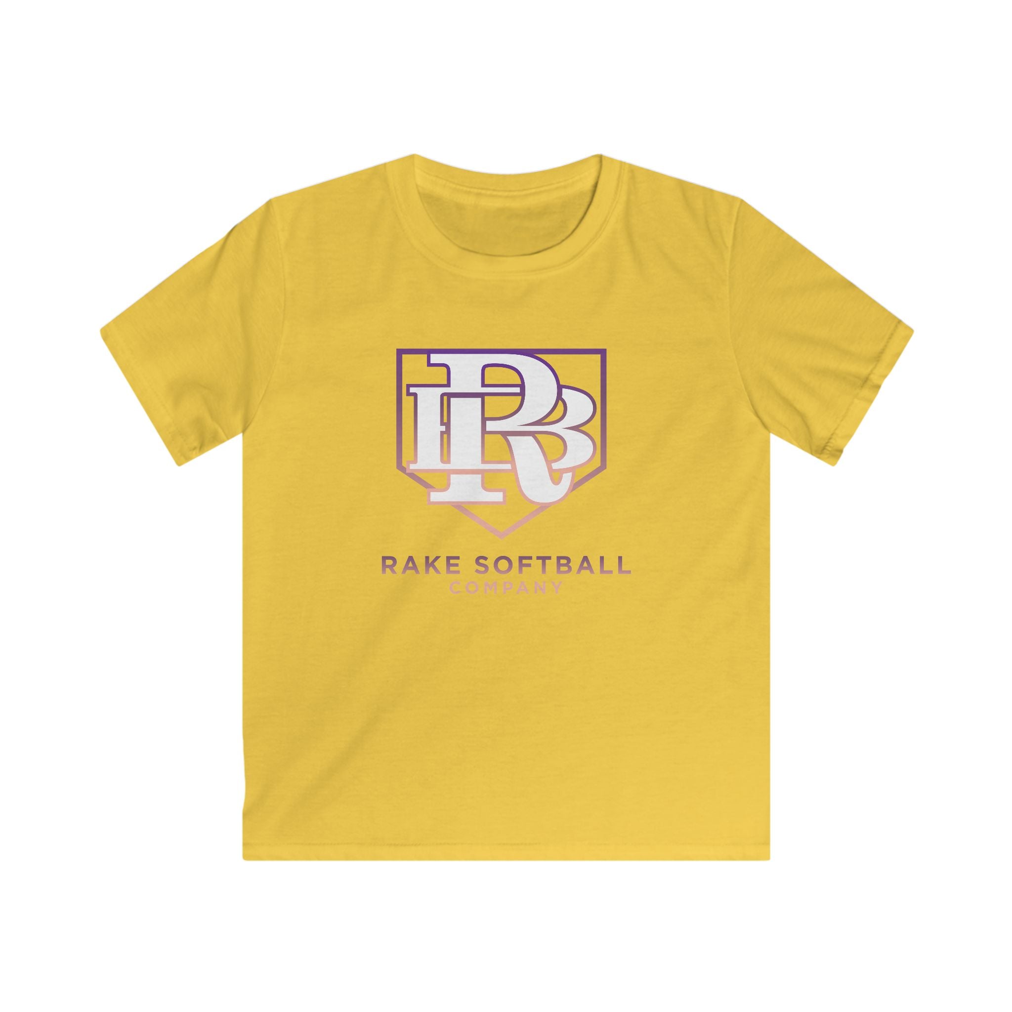 Kids RB Homeplate Softball Tee - Rake Baseball Company - RAKE BASEBALL | BASEBALL T-SHIRT | BASEBALL CLOTHING | GOOD VIBES ONLY